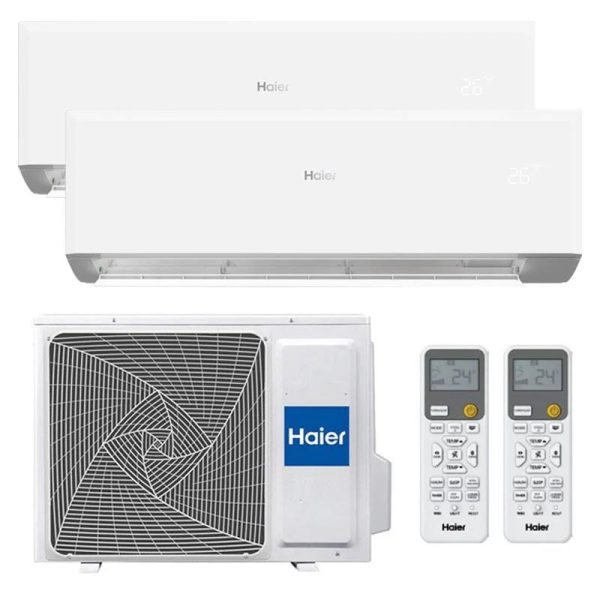 Climatizzatore Dual Split Haier Revive 9000+12000 2,5kW+3,5kW WIFI R32 A++/A+ - immagine 3