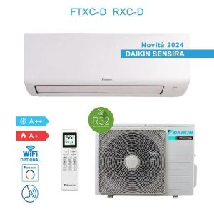 DAIKIN CLIMATIZZATORE INVERTER FTXC35D RXC35D 12000 BTU R32 A++A+ PREDISPOSIZIONE WIFI