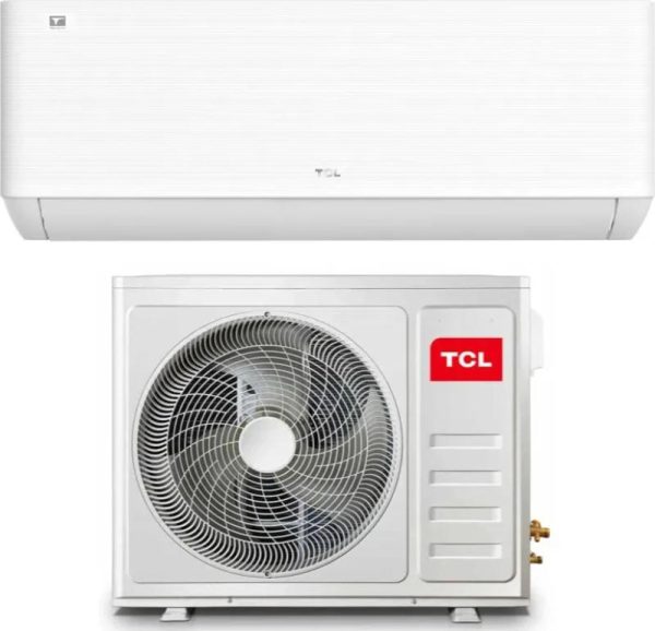 Tcl Climatizzatore 12000 Btu Inverter Monosplit Condizionatore con Pompa di Calore Classe A+++/A++ Wi-Fi
